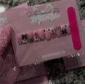 Pink & Black Press Ons